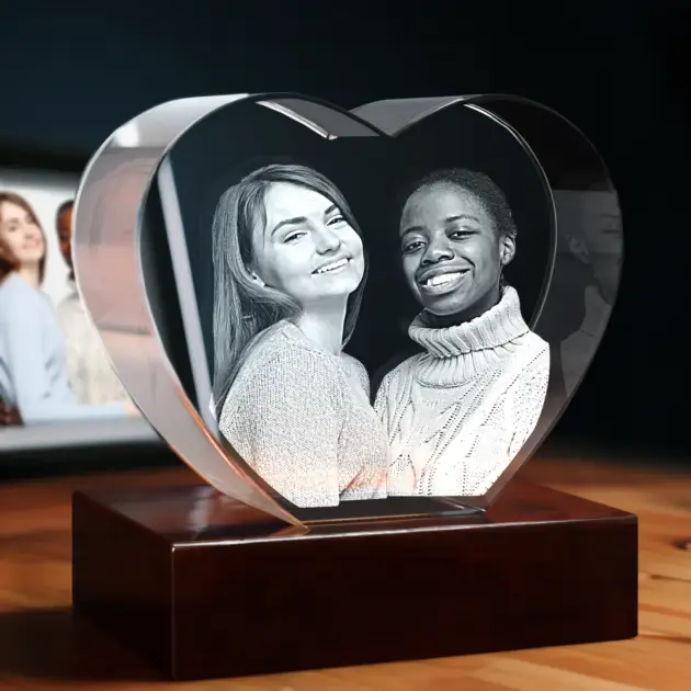 3D Crystal Heart